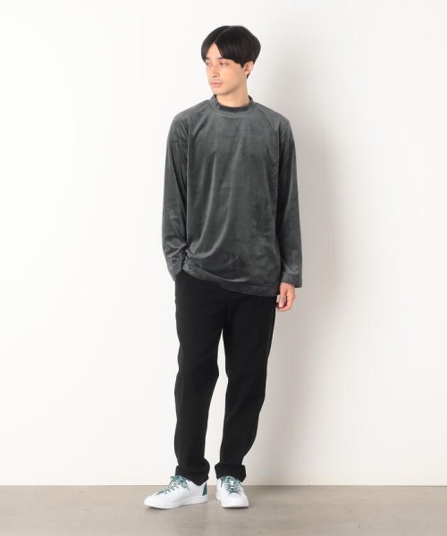 COMME CA ISM MENS(コムサイズム（メンズ）)/ベロアジャージ ハイネックＴシャツ/img09