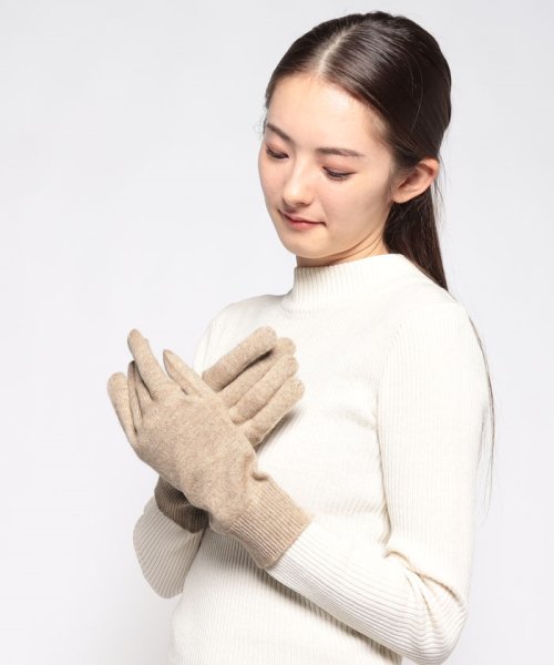 BENETTON (women)(ベネトン（レディース）)/カシミヤ100％ニットグローブ・手袋/img12