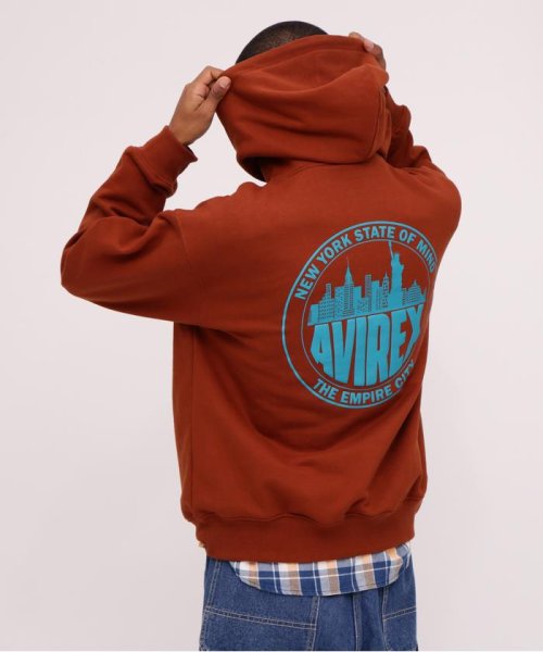 AVIREX(AVIREX)/《WEB限定》NEW YORK CITY ESCAPE PULLOVER HOODIE /img18