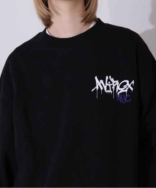 AVIREX(AVIREX)/《WEB限定》TAGGING BROOKLYN CREW NECK SWEAT/img10