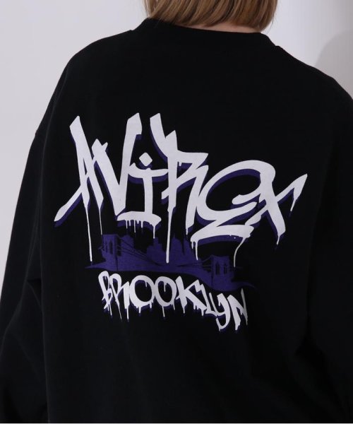 AVIREX(AVIREX)/《WEB限定》TAGGING BROOKLYN CREW NECK SWEAT/img13