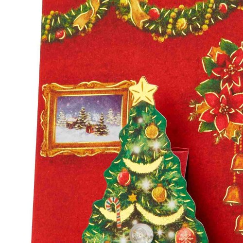 cinemacollection(シネマコレクション)/CHRISTMAS グリーティングカード メロディ JXPM2－3 クリスマスカード 立体 赤い部屋とピアノ サンリオ プレゼント ポップアップ グッズ /img01