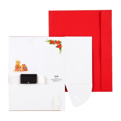 cinemacollection(シネマコレクション)/CHRISTMAS グリーティングカード メロディ JXPM2－3 クリスマスカード 立体 赤い部屋とピアノ サンリオ プレゼント ポップアップ グッズ /img02