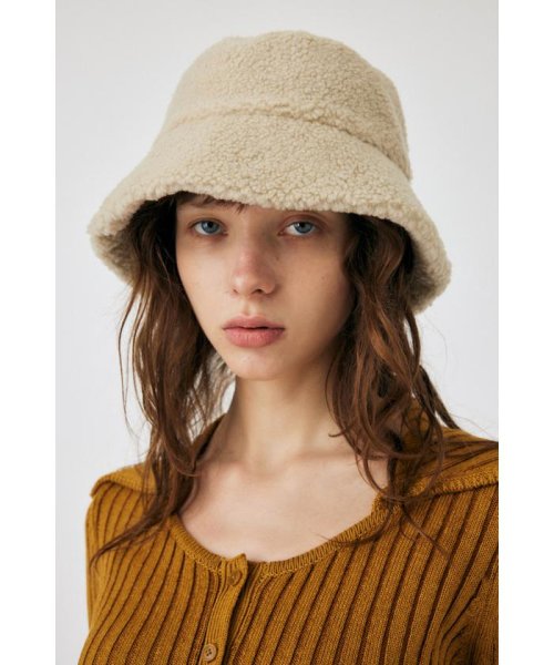 moussy(マウジー)/REVERSIBLE BOA BUCKET ハット/img20