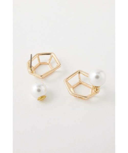 moussy(マウジー)/HEXAGON LINE EARRINGS/img02