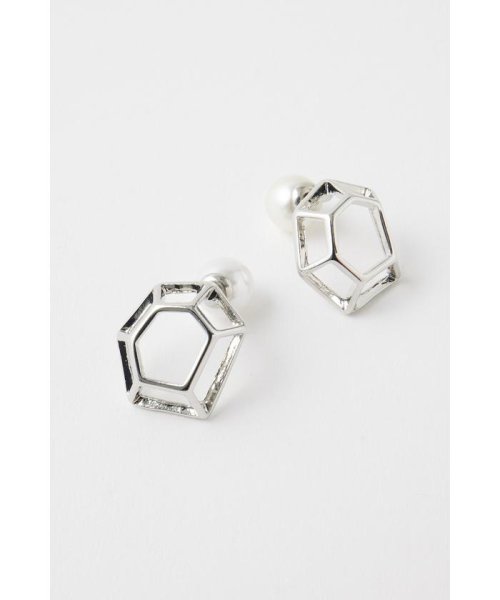 moussy(マウジー)/HEXAGON LINE EARRINGS/img04