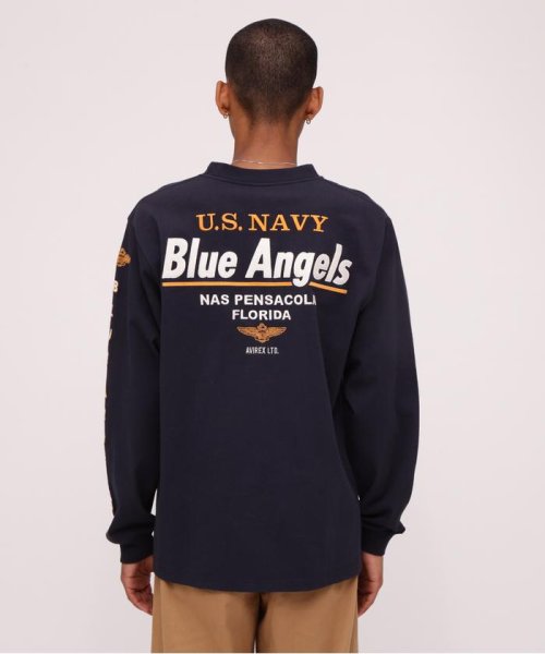 AVIREX(AVIREX)/LONG SLEEVE T－SHIRT EMBROIDERY THE BLUE ANGELS/img06