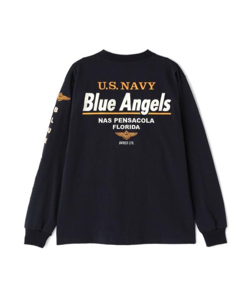 AVIREX(AVIREX)/LONG SLEEVE T－SHIRT EMBROIDERY THE BLUE ANGELS/img11