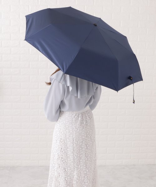 Lace Ladies(レースレディース)/晴雨兼用ベーシックウッド折りたたみ傘/img28