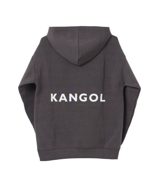 RAT EFFECT(ラット エフェクト)/KANGOL 別注裏起毛袖ロゴラインフーディー/img12