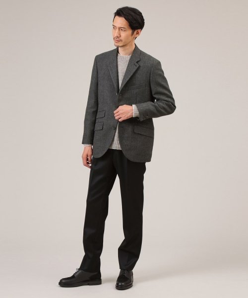 【Made in JAPAN】シェットランドウール 3ボタン ジャケット 