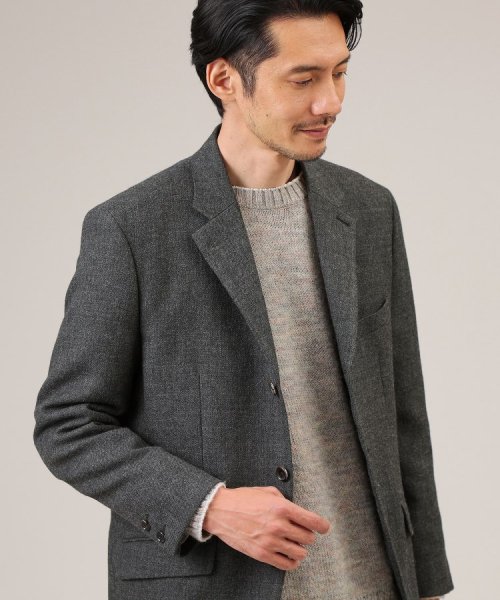 【Made in JAPAN】シェットランドウール 3ボタン ジャケット 