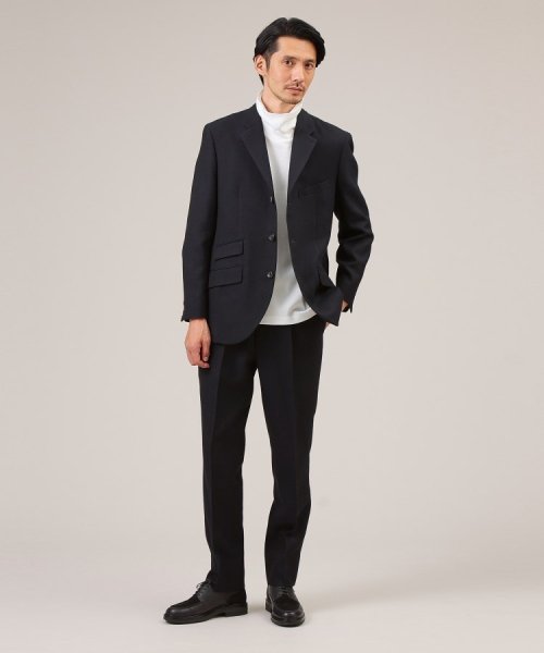 【Made in JAPAN】シェットランドウール 3ボタン ジャケット 