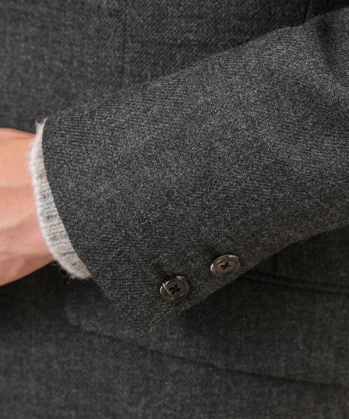 【Made in JAPAN】シェットランドウール 3ボタン ジャケット 