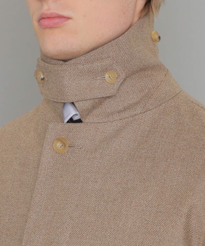 DUNFORD】【Loro Piana/ロロ・ピアーナ】ウールツイルステンカラーコート