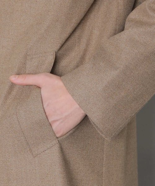 【DUNFORD】【Loro Piana/ロロ・ピアーナ】ウールツイルステンカラーコート DUNFORD Loro Piana/ロロ ピアーナ ML