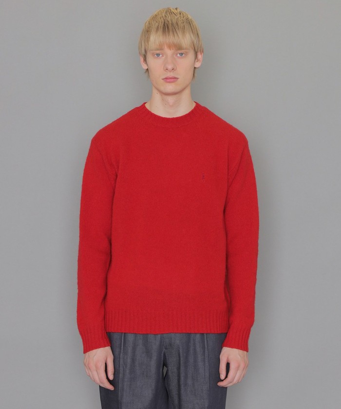 7ゲージシェットランドウールクールネックニット(505740079)｜HANKYU