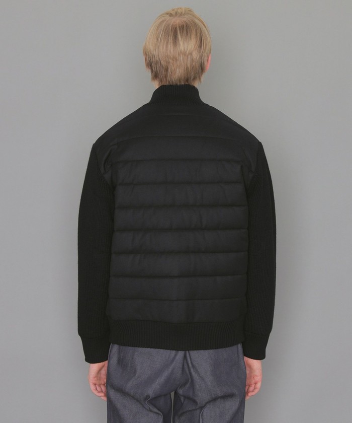 LEON掲載】【PrimaLoft】ニットコンビジップアップブルゾン(505740081