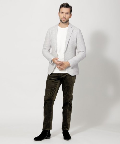 ライトウールニットジャケット 