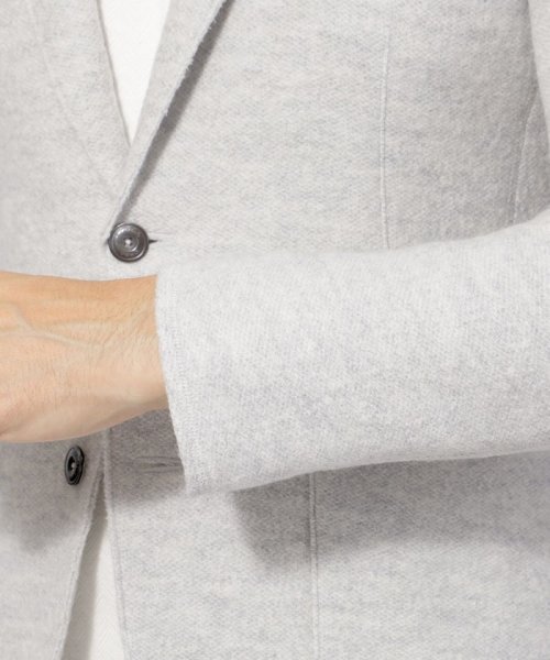 ライトウールニットジャケット 