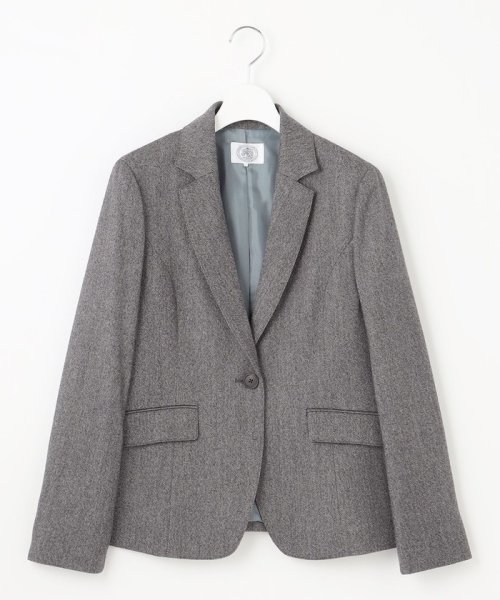 【セットアップ対応】ウールストレッチツイード テーラード ジャケット テーラード ジャケット 【セットアップ対応】ウールストレッチツイード HO2988501080(23045円)
