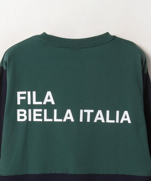 FILA（Casual）(フィラ（カジュアル）)/配色切り替え バックプリント ロングスリーブTシャツ / ロンT  メンズ/img07