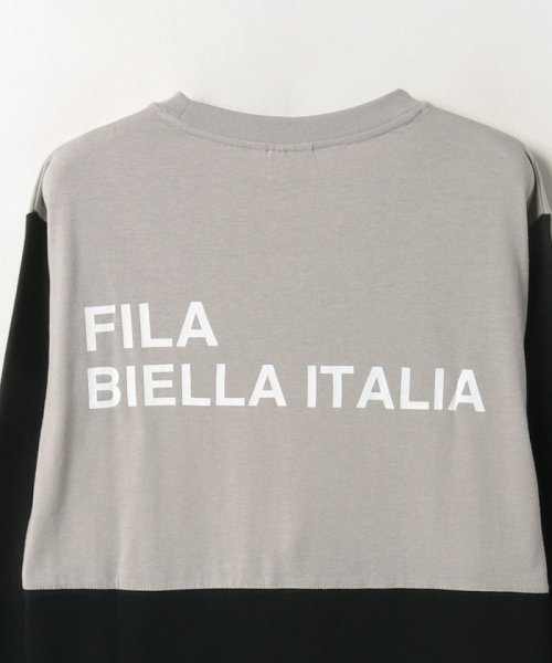 FILA（Casual）(フィラ（カジュアル）)/配色切り替え バックプリント ロングスリーブTシャツ / ロンT  メンズ/img08