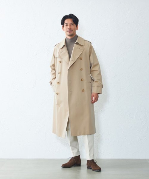 SANYO【美品 100年コート】レンチコート ライナー ベルテッド