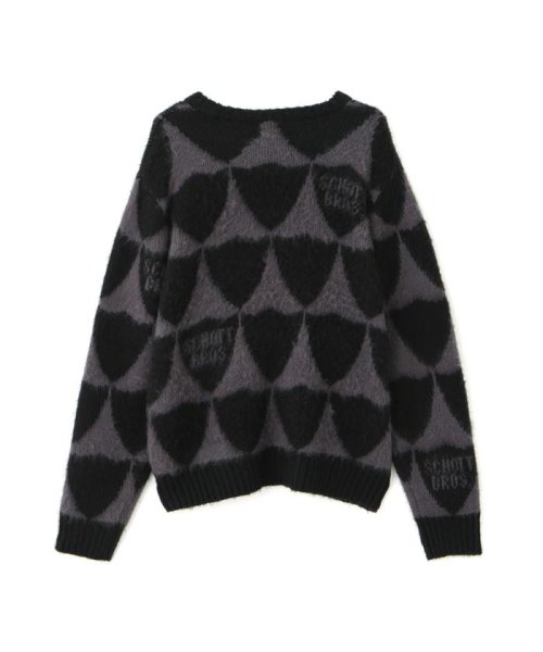 Schott(ショット)/SHAGGY KNIT SWEATER PERFECTO/シャギーニット セーター パーフェクト/img16