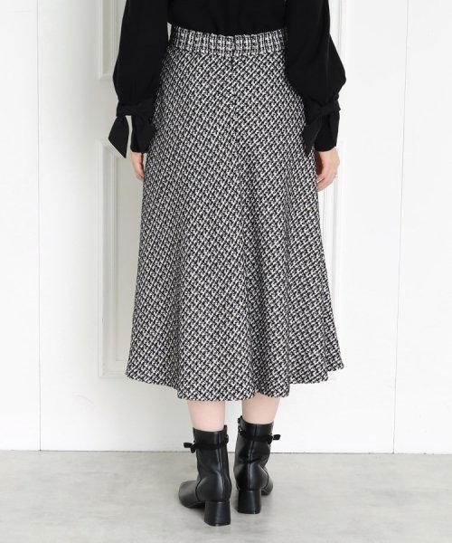 Couture Brooch(クチュールブローチ)/【秋冬ムードが高まる】ミックスツイードフレアースカート/img35