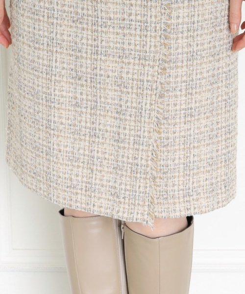 Couture Brooch(クチュールブローチ)/【セットアップ着用可能】モール・リボンヤーンツイードスカート/img35