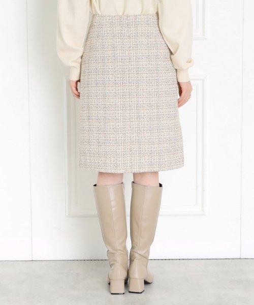 Couture Brooch(クチュールブローチ)/【セットアップ着用可能】モール・リボンヤーンツイードスカート/img38