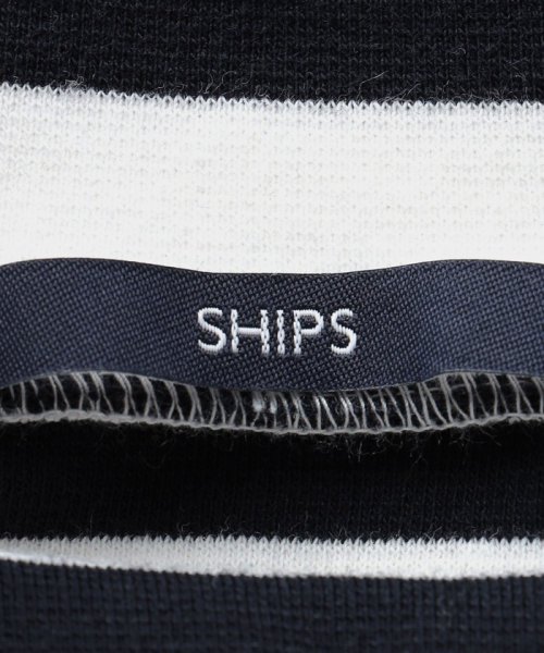 SHIPS MEN(シップス　メン)/SHIPS: 〈抗菌・防臭〉PLA ポリ乳酸 マリン ボーダー ハイネック 長袖 Tシャツ(ロンT)/img15