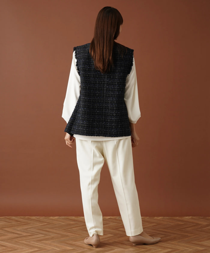 ゼニア ツイードベスト （HARRIS TWEED ハリスツイード ベスト