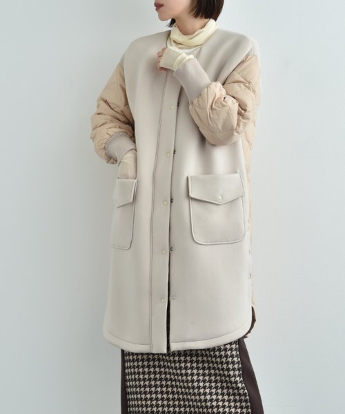 【ＮＵＳ】ダンボールニット＊キルトダウン 