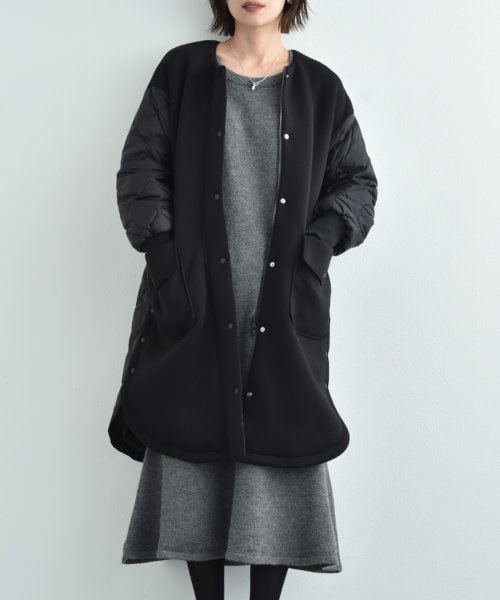 【ＮＵＳ】ダンボールニット＊キルトダウン 