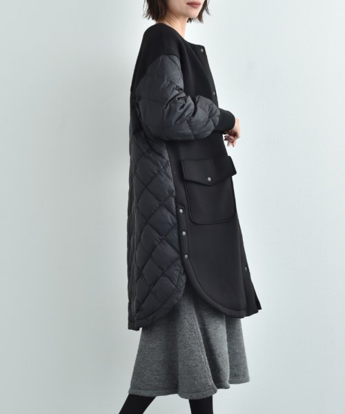 【ＮＵＳ】ダンボールニット＊キルトダウン 