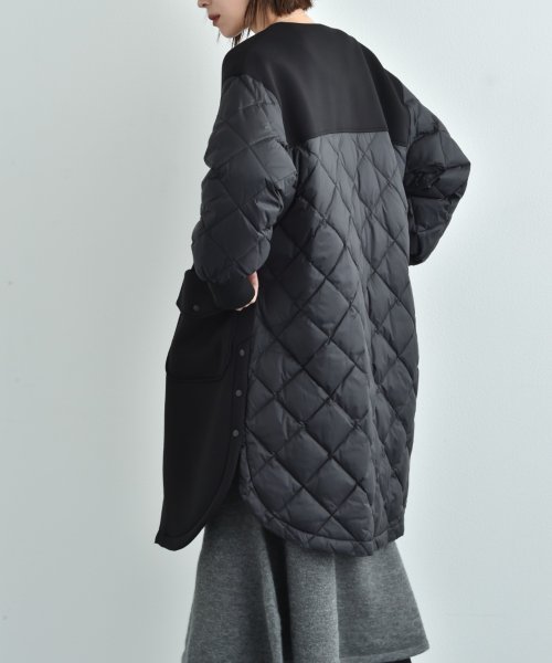 【ＮＵＳ】ダンボールニット＊キルトダウン 