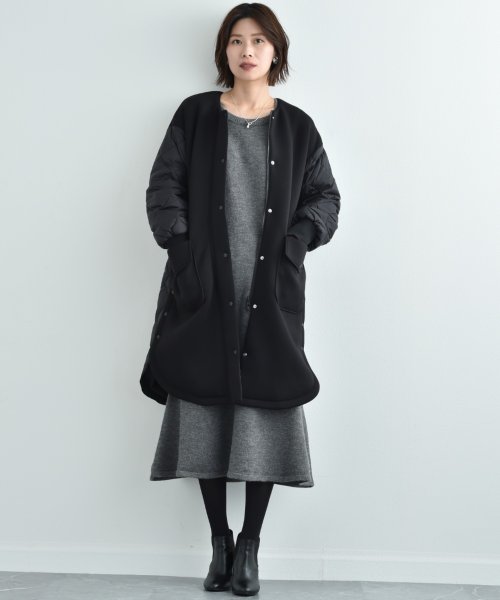 【ＮＵＳ】ダンボールニット＊キルトダウン 