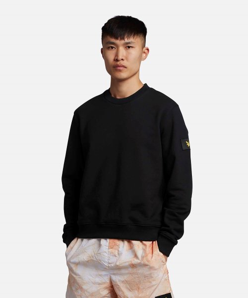 【LYLE&SCOTT】ライル＆スコットオーガニックコットンクルートレーナー 