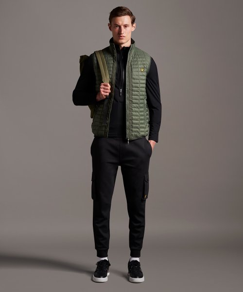 【LYLE&SCOTT】ライル＆スコットブロックキルトベスト 