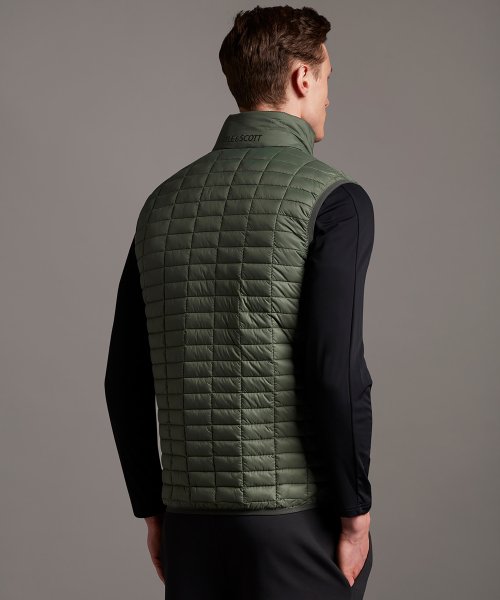 【LYLE&SCOTT】ライル＆スコットブロックキルトベスト 