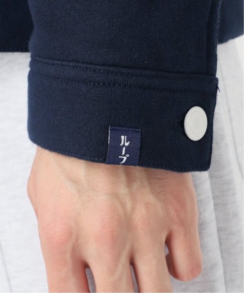 【LOOPWHEELER for LOWERCASE × POGGYTHEMAN】別注 スウェット トラッカージャケット LOOPWHEELER LOWERCASE POGGYTHEMAN ループウィラー