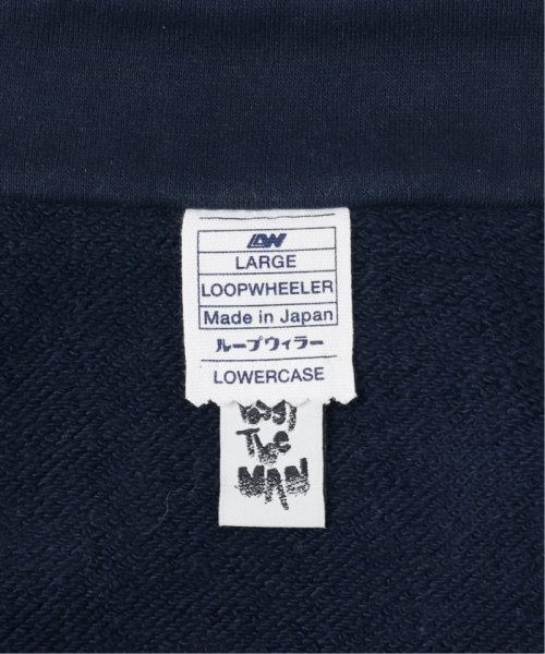【LOOPWHEELER for LOWERCASE × POGGYTHEMAN】別注 スウェット トラッカージャケット LOOPWHEELER LOWERCASE POGGYTHEMAN ループウィラー