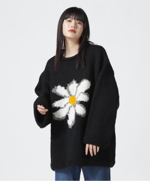 B'2nd(ビーセカンド)/MacMahon Knitting Mills/マクマホンニッティングミルズ　Roll Neck Knit－Flower/img02