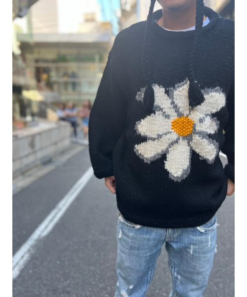 B'2nd(ビーセカンド)/MacMahon Knitting Mills/マクマホンニッティングミルズ　Roll Neck Knit－Flower/img08