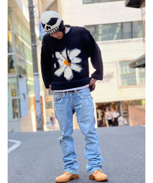 B'2nd(ビーセカンド)/MacMahon Knitting Mills/マクマホンニッティングミルズ　Roll Neck Knit－Flower/img09