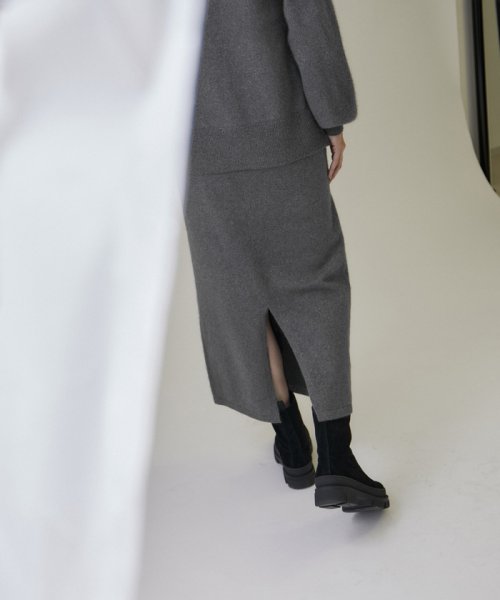 【セットアップ対応】フォックス混ラメニットタイトスカート U1693205175(12870円)