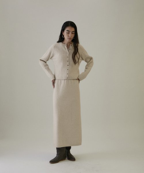 【セットアップ対応】フォックス混ラメニットタイトスカート U1693205175(12870円)