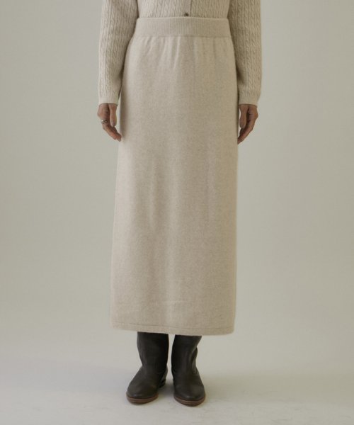 【セットアップ対応】フォックス混ラメニットタイトスカート U1693205175(12870円)